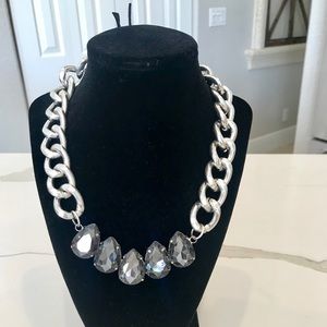 Chain statement necklace